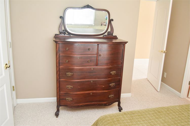 Chest Of Drawers with Mirror