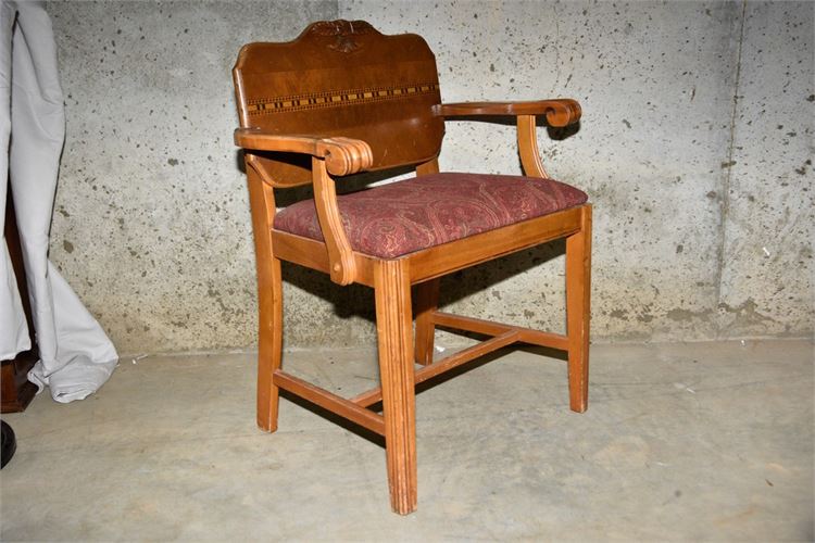 Unique Wooden Armchair