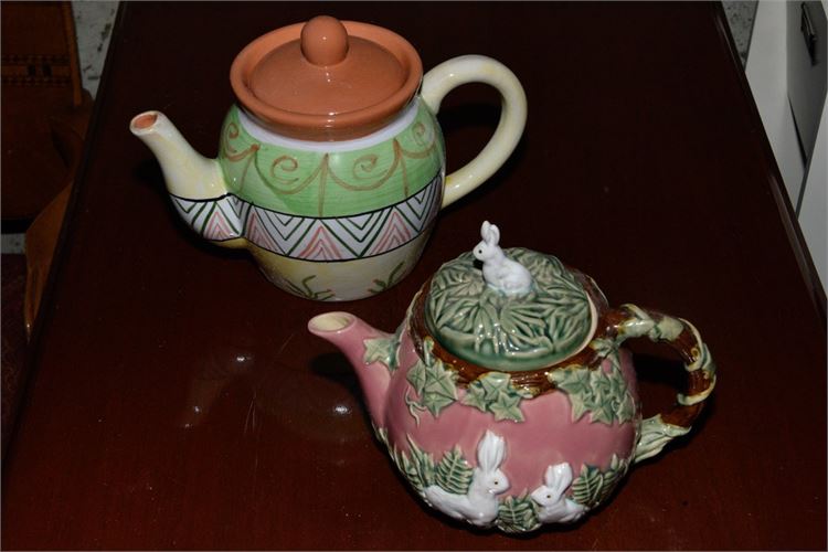 Two (2) Teapots