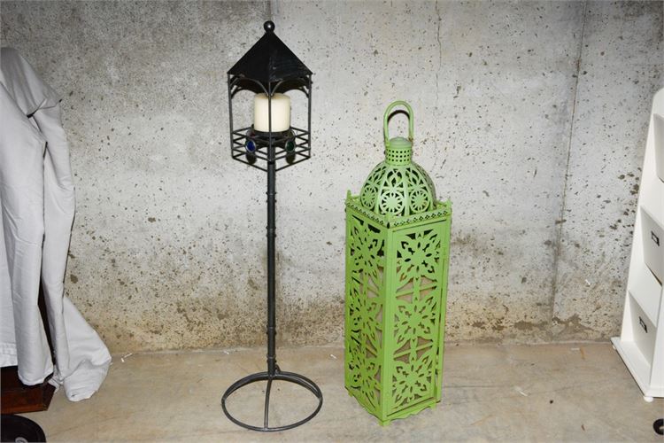 Metal Candle Holder and Lantern