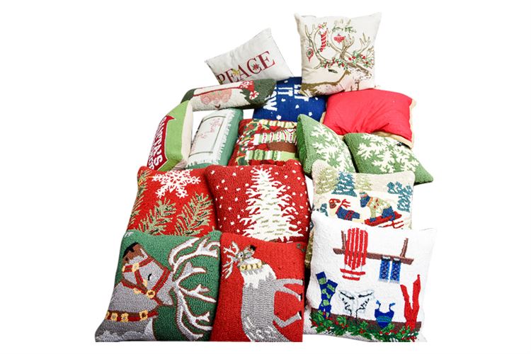 Christmas Themed Throw Pillows