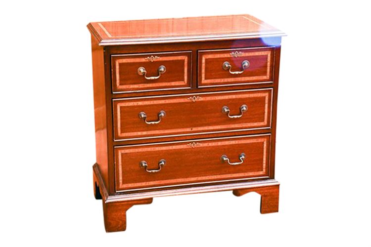 A Diminutive Georgian Style Chest of Drawers