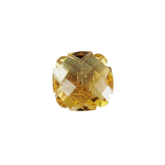 11.67 Ct Natural Golden Yellow Citrine Squared Laser Cut, New