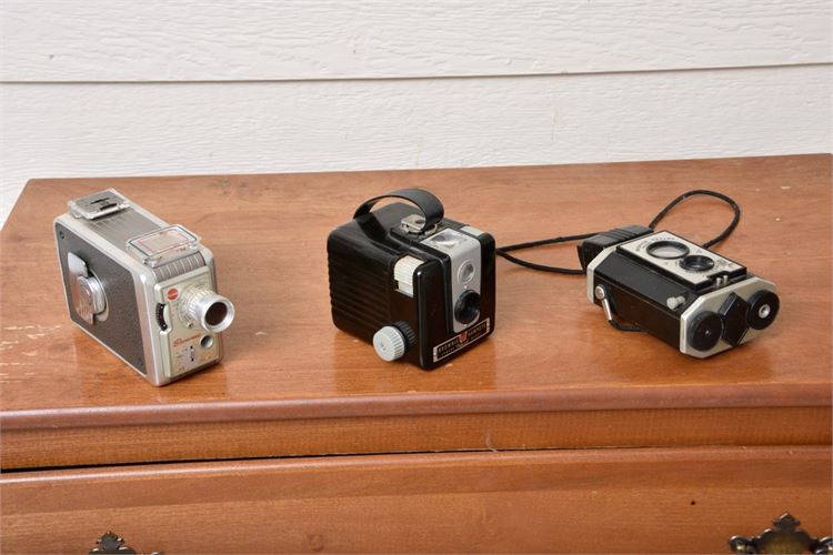 Three (3) Vintage Cameras