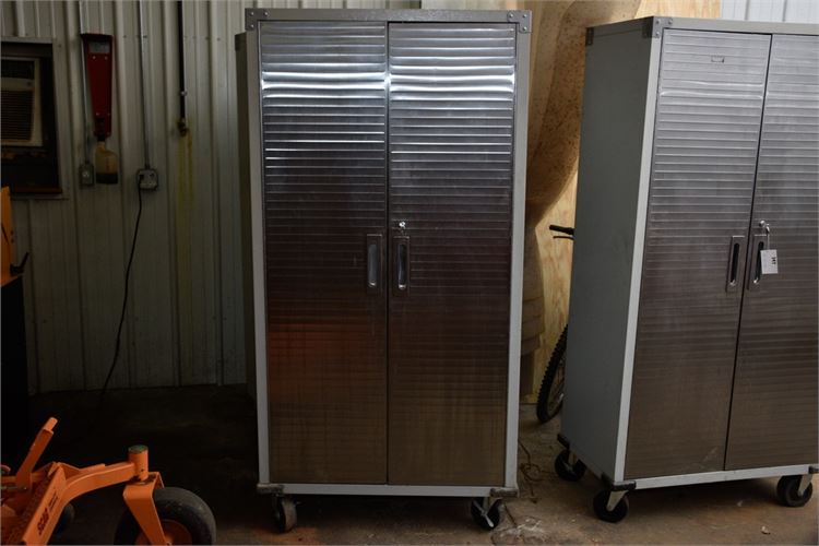 Two (2) Door Metal Cabinet