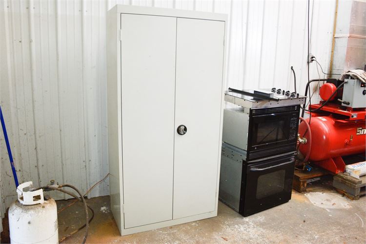 Two (2) Door Metal Cabinet