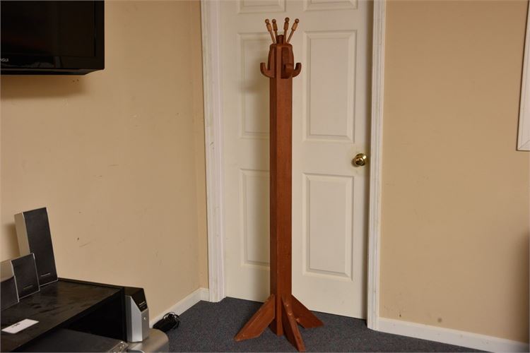 Wooden Coat Rack