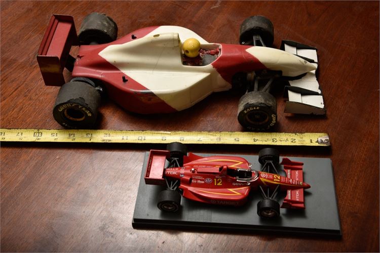 Two (2) F1 Model Cars