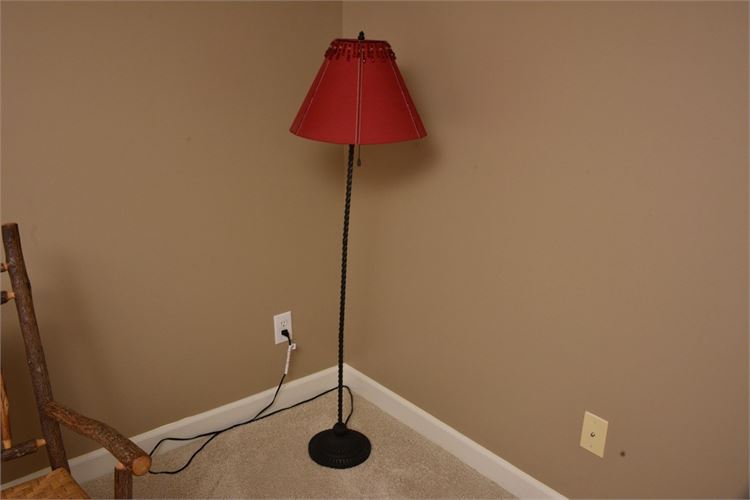 Metal Floor Lamp with shade