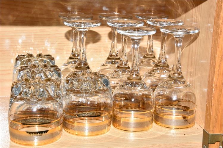 Group Lot Of Crystal Glassware From Turkey