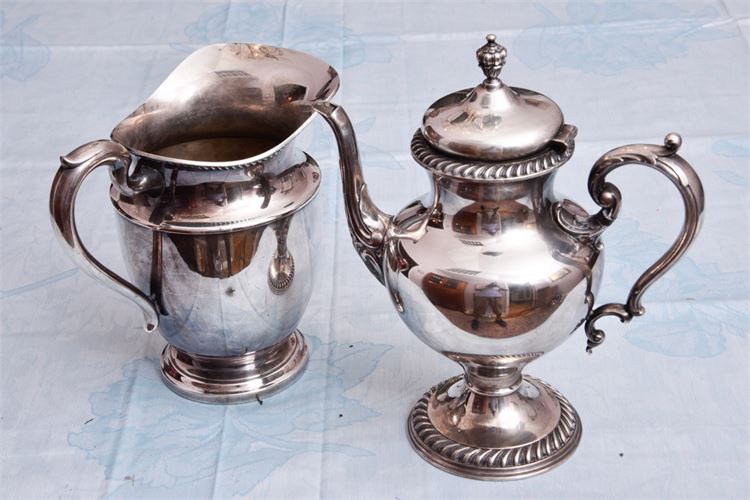 Silver Plated Water and Tea Pitchers