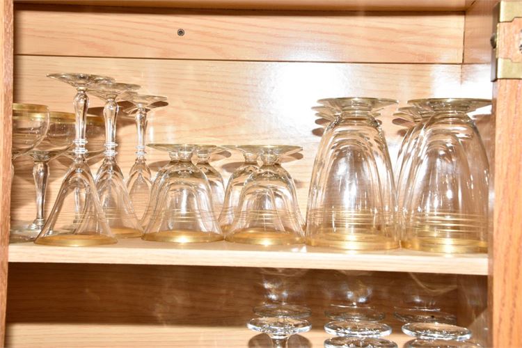 Group Lot Of Crystal Glassware