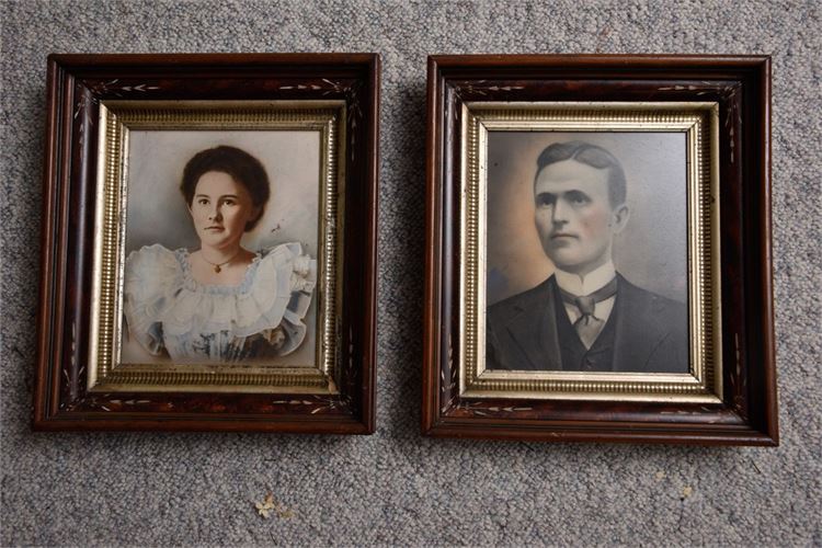 Two (2) Framed Portraits