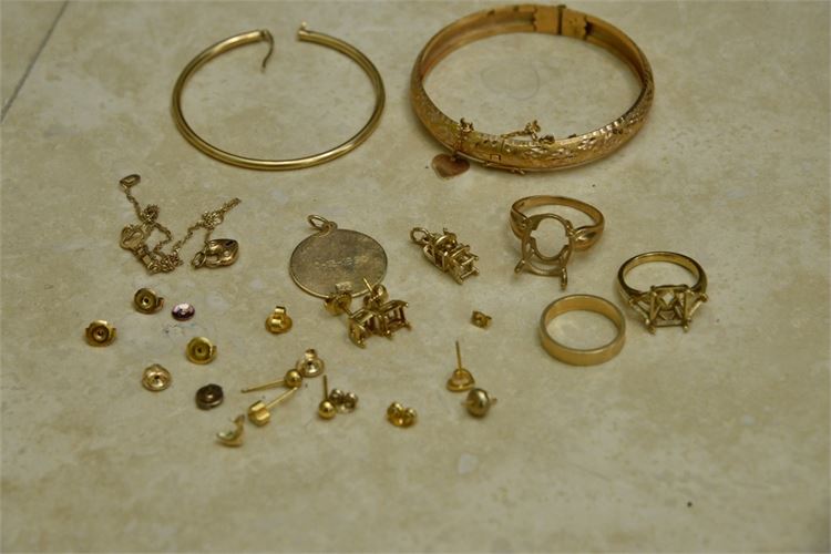 43.7 Grams 14K Jewlery and Fragments