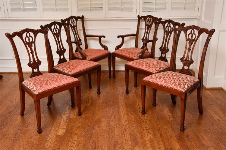 Set of Six (6) Georgian Style Dining Chairs