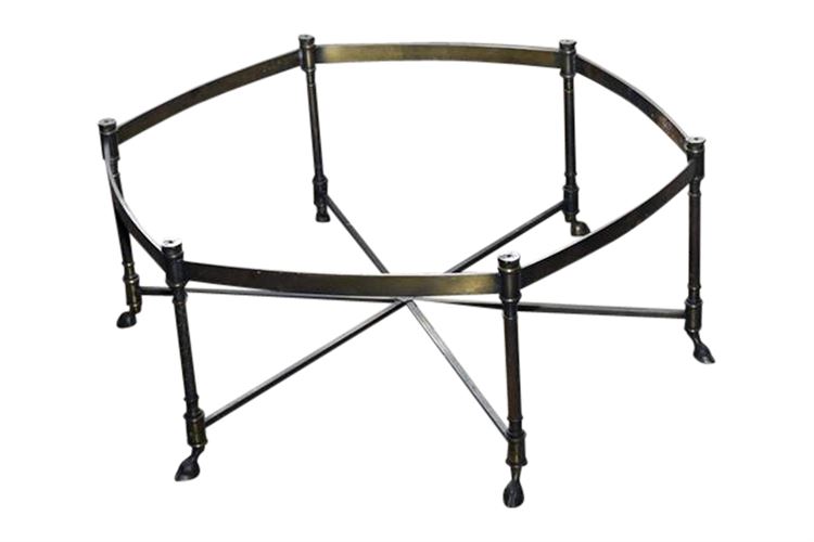 JANSEN Style Hexagonal Metal Low Table