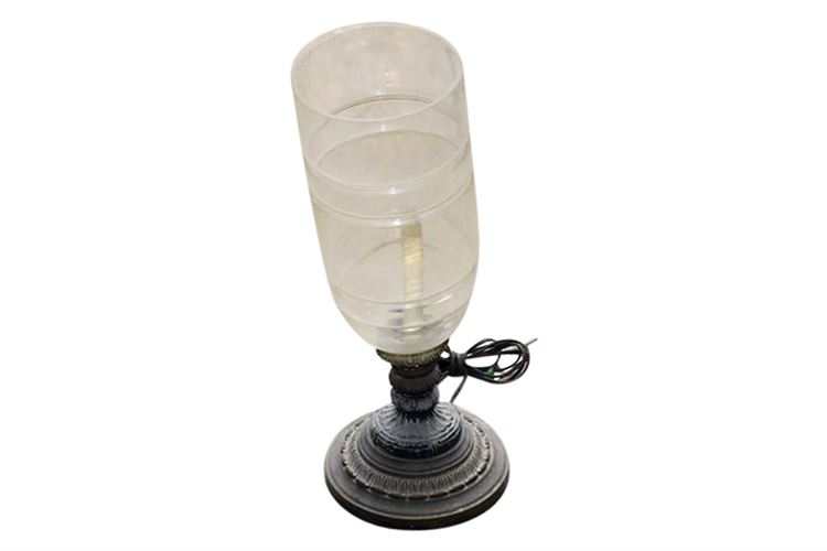 Vintage Storm Light with Hurricane Shade