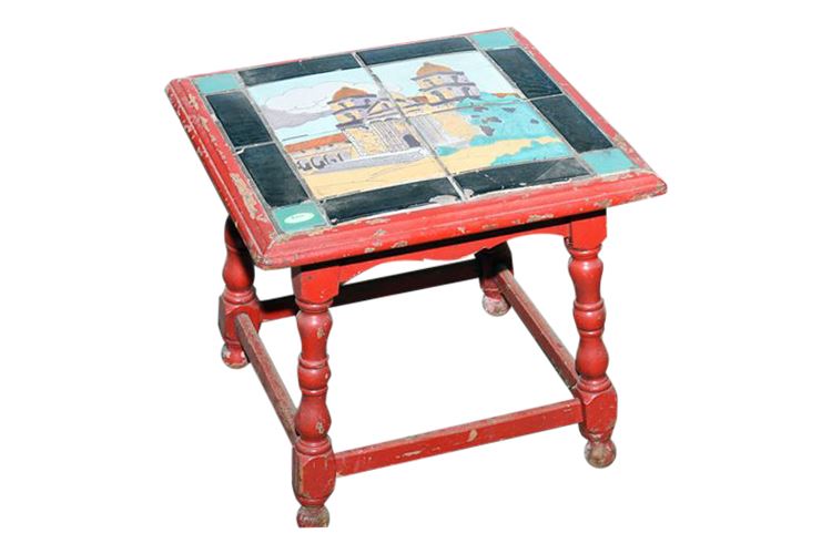 Arts & Crafts Tile Table
