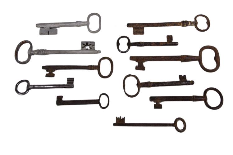 Assortment of  Antique Keys