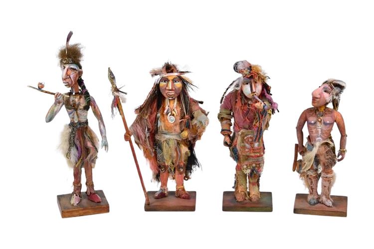 Set MOCKBA (Moscow) Handmade Figures from "Last of the Mohicans"