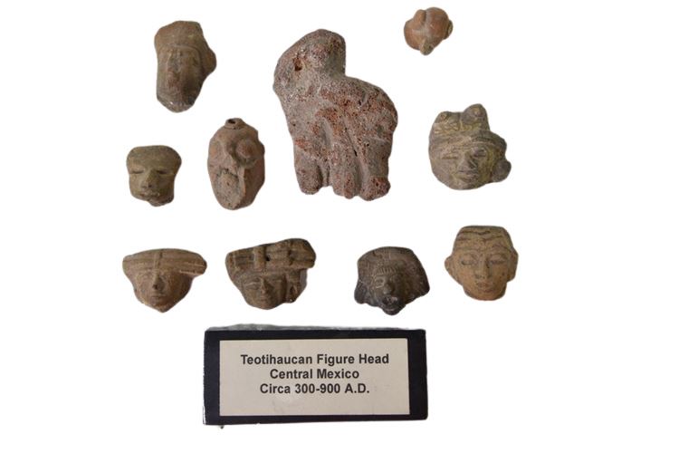 Pre-Columbian Teotihuacan Figure Head
