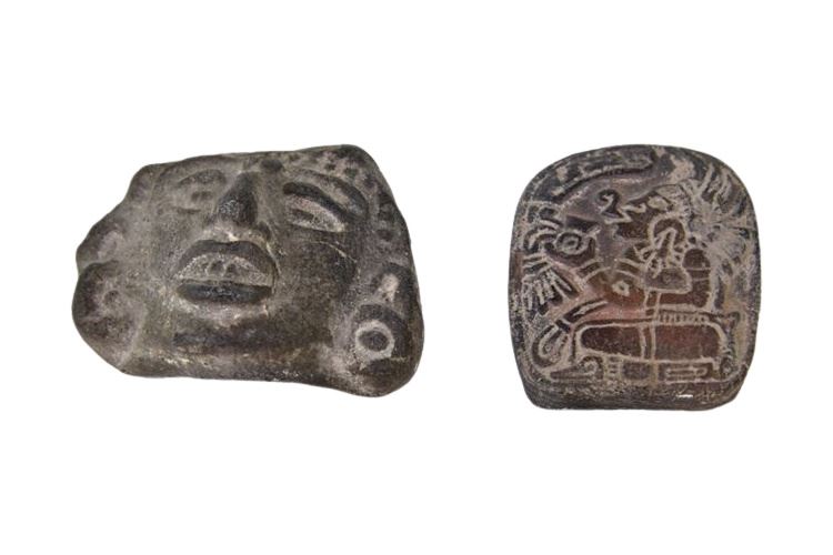 Lot Two (2) Pre-Columbian Mayan Pottery Figures