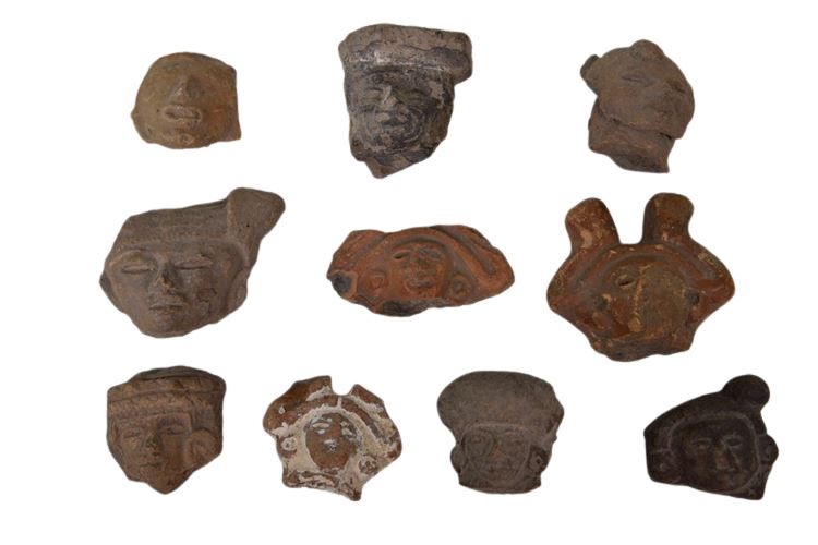 Pre-Columbian Teotihuacan Fragments of Figures