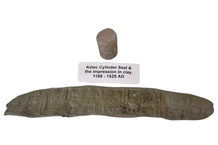 Aztec Cylinder Seal & Clay Impression
