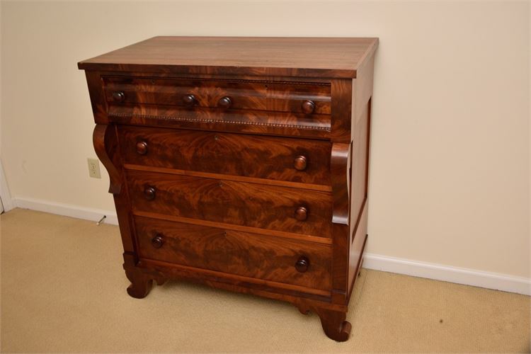 Antique American Empire Chest of Drawers