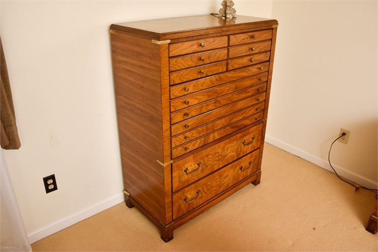LANE Campaign Style Tall Chest of Drawers