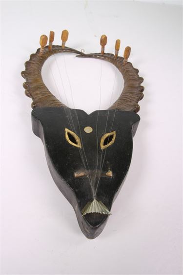Egyptian Six String Lyre with Antelope Horns