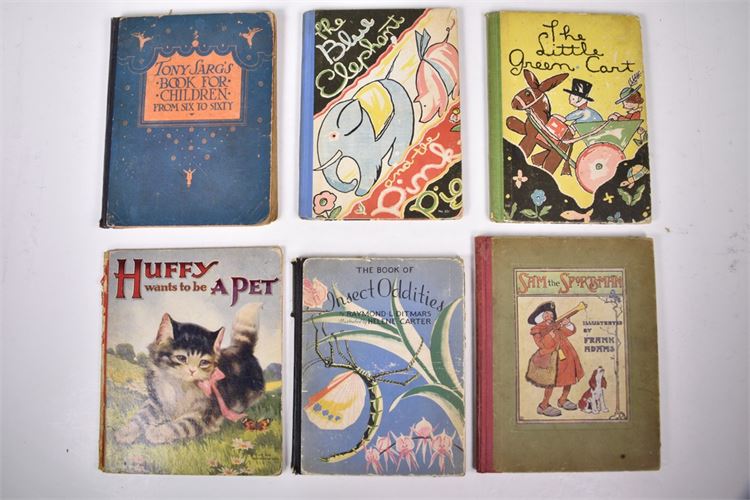 Group of Six Vintage Children's Books