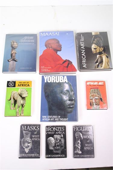 Group Nine Reference Books on African Art