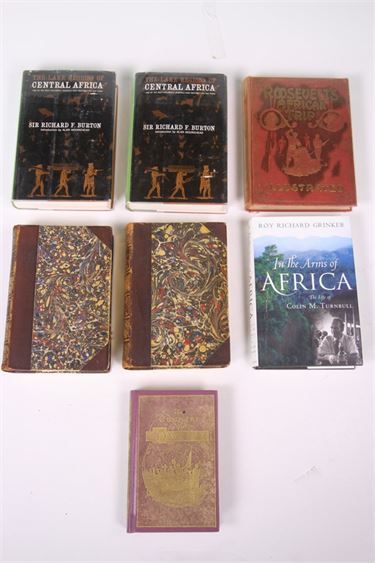 Set of Leather Bound Volumes, Stanley "In Darkest AFrica" 1890