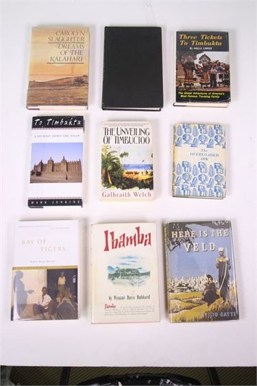 Group Nine Books on African Travel & Exploration