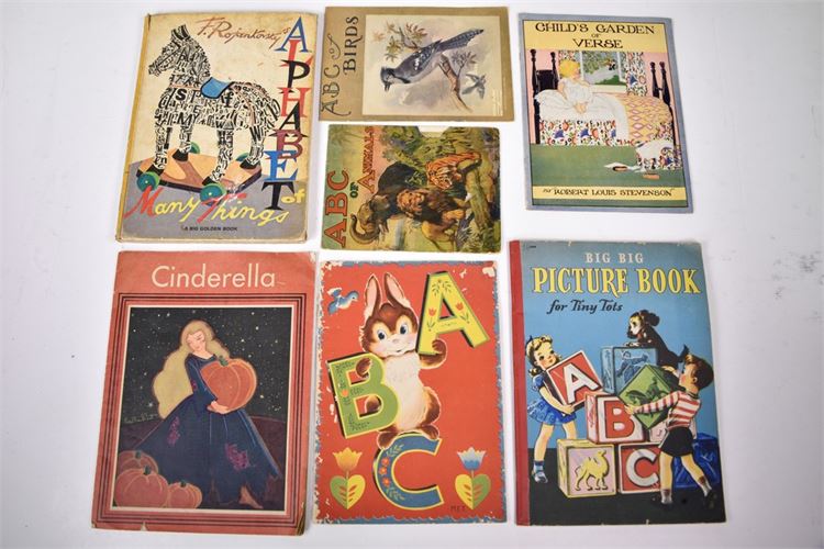 Group of Seven Vintage Children's Books