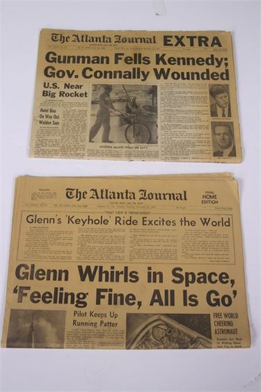 Two Atlanta Journal Constitution Newspapers