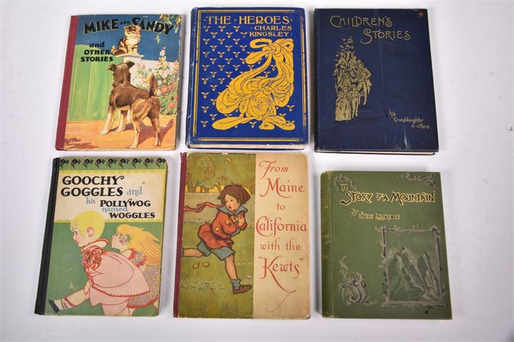 Group of Six Vintage Children's Books