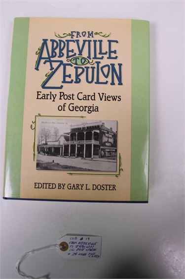 "From Abbeville to Zebulon, Early Post Card Views of Georgia" + 24  GA postcards