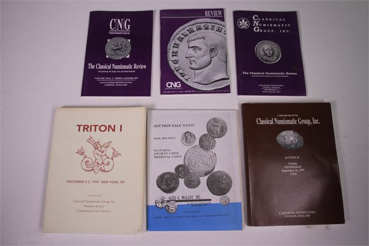 Group Six Ancient Coin Catalogs