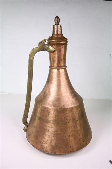 Antique Egyptian Copper & Brass Ewer