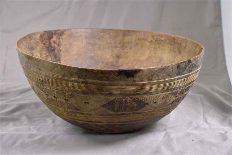 African Wooden Bowl