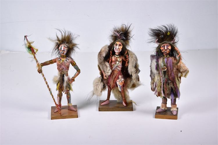 Set Russian Hand made Figures  "Mohicans"