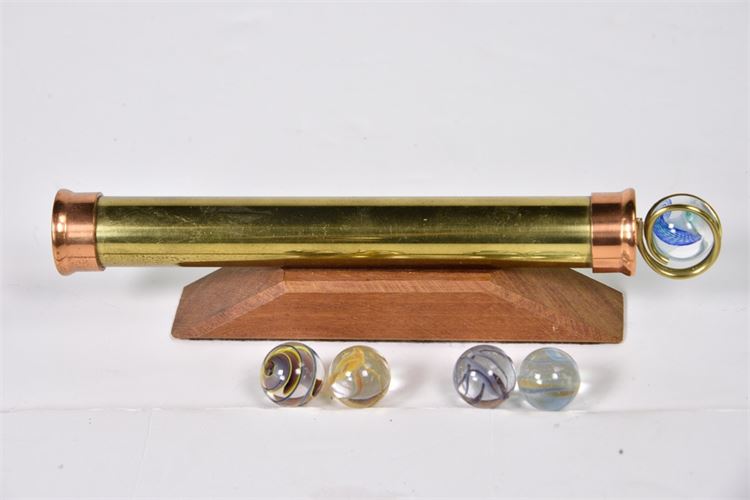 Artist Made Brass &Copper Kaleidescope