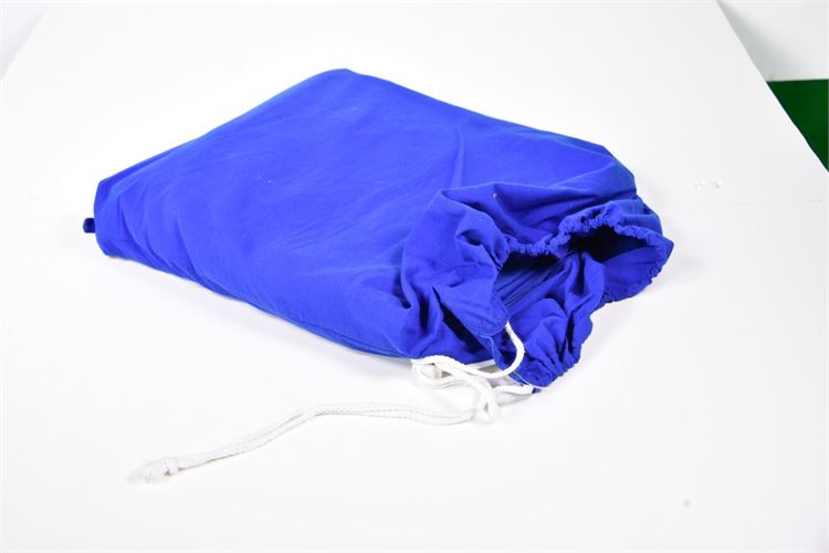 10' x 20' Chromo blue backdrop in bag