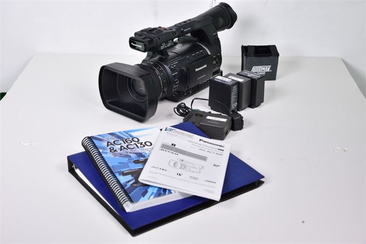 Panasonic AF-130 hi def video camera,   R