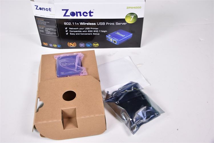 Zonet 802.11n Wireless USB Print Server
