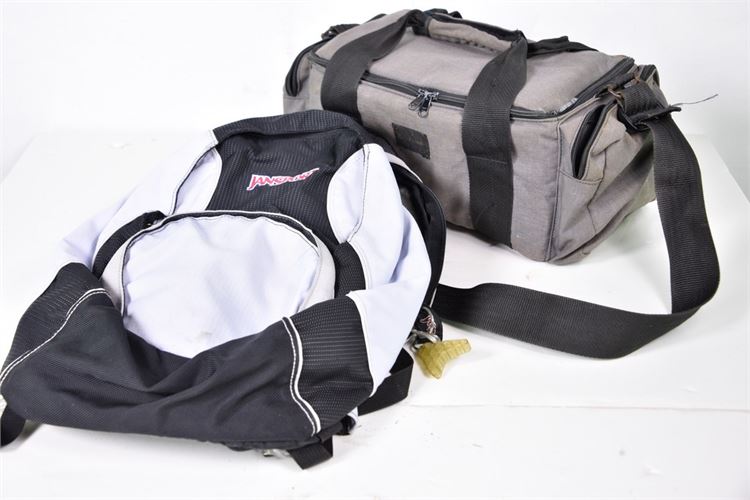 Brookstone Customizable Camera Bag and Jansport Daypack
