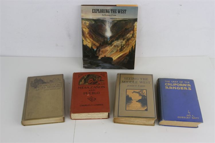 Group Five Books on American West Travel & Exploration