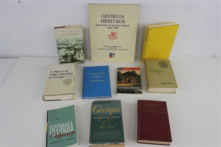 Group  10 Books on Georgia History